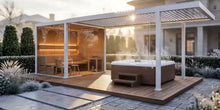 GrainMetal Aluminium Custom Design Pergola S4 example configuration 6